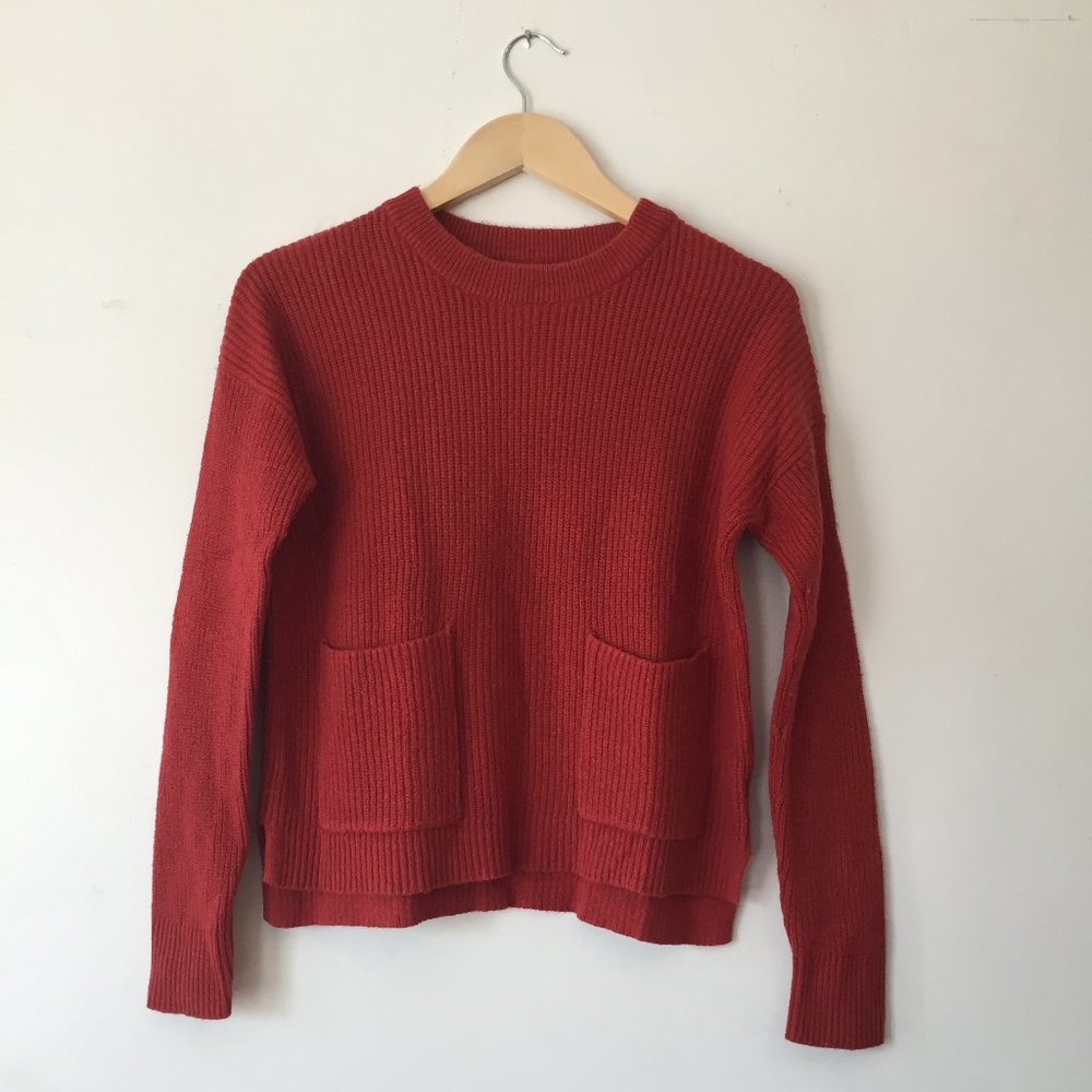 Madewell Patch Pocket Pullover Sweater
